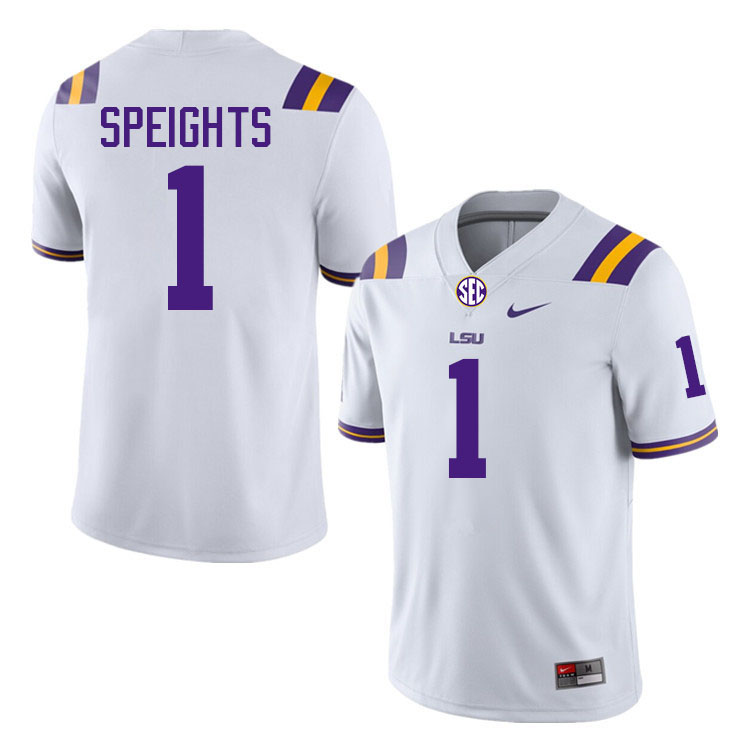 Omar Speights LSU Tigers Jersey,Louisiana State University Tigers Football Jersey-White